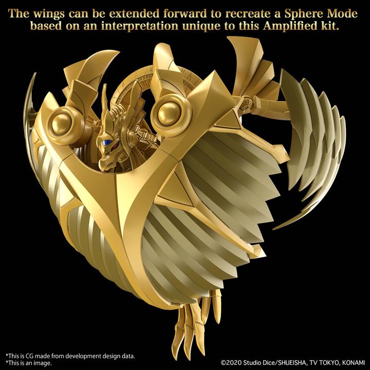 Actual product image Bandai YU-GI-OH! -Figure-rise stand. Amplified Winged dragon of Ra -Model Kit