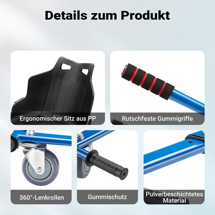 Image du produit Wiltec Siège de Scooter en Siège de Kart ajustable Pour Adulte et Enfants Elektroscooter 120 kg max.