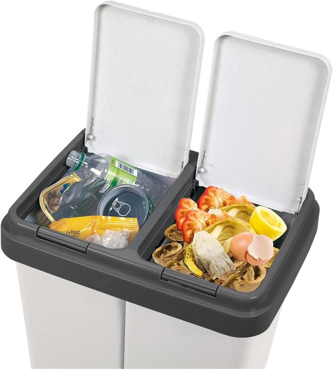 Image du produit Alpfa Duo Bin Blanc (2x 25L) (30 l)