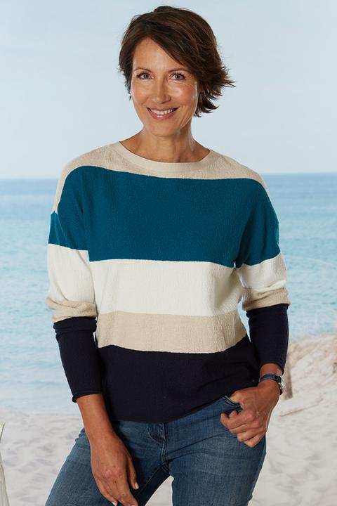 Produktbild Betty Barclay Betty & Co Blockstreifen-Pullover (44)
