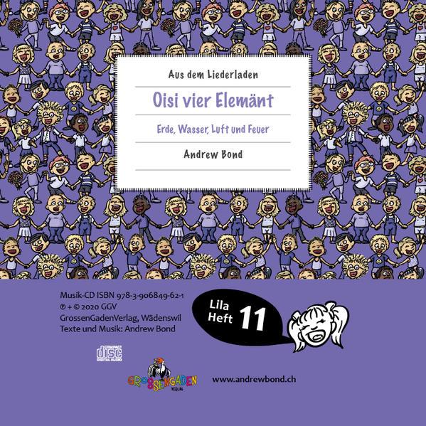 Image du produit LILA11 Oisi quatre Elemänt, CD (Stefan Frey, Andrew Bond, Suisse-allemand)
