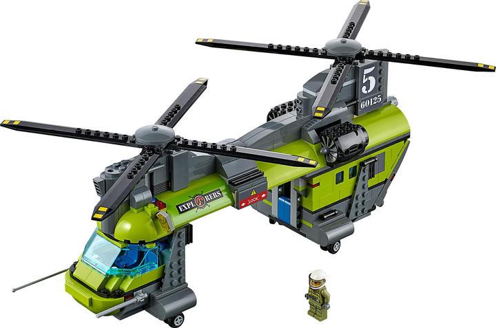 Immagine prodotto LEGO Elicottero di sollevamento pesante City Vulcan (60125, LEGO City)