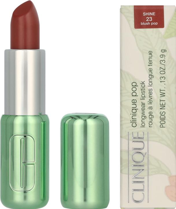 Actual product image Clinique Pop Longwear Lipstick Shine Blush Pop (Plum Pop)