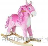 Lean Toys Cavallo a dondolo 74cm Rosa