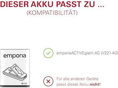 Image du produit Emporia Batterie de téléphone portable