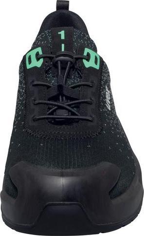 Actual product image Uvex 1 x-craft low shoes S1 PL 68081 black, green width 10 size 42 (S1P, 42)