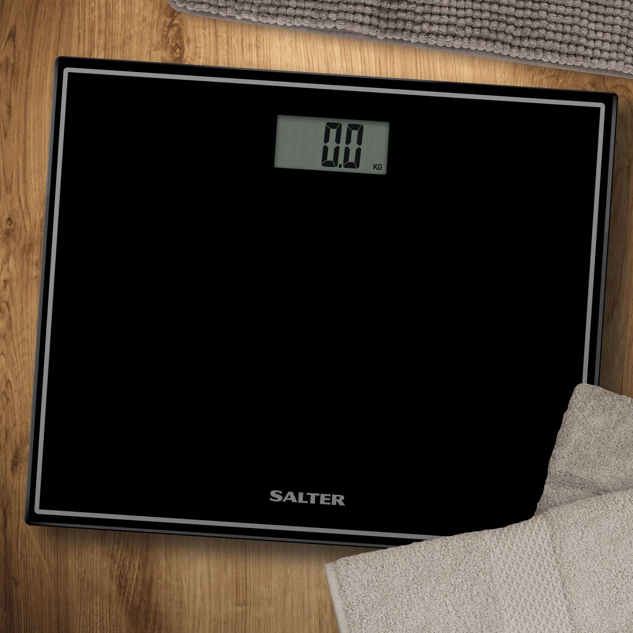Thumbnail - Salter, Personenwaage, 9207 BK3R Compact Glass Electronic Bathroom Scale - Juodas (150 kg)