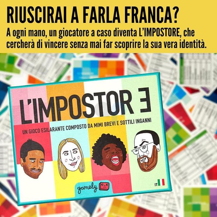 Immagine prodotto Gamely L'IMPOSTORE (un gioco edilarante composto da mimi vrevi e sottili inganni (Italiano)