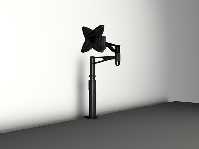 Actual product image Hagor TFT accessories Desk mount M-VESA Desk *black*. (Table, 24", 10 kg)
