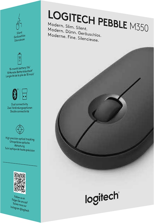 Immagine prodotto Logitech Ciottolo M350 (Senza fili)