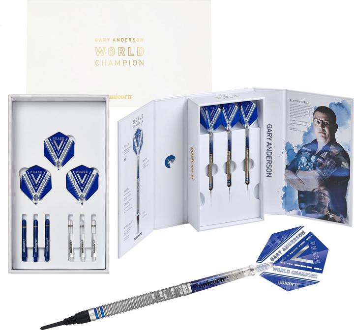 Produktbild Unicorn Phase 5 World Champion Gary Anderson Soft Dart Presentation Box (20 g)