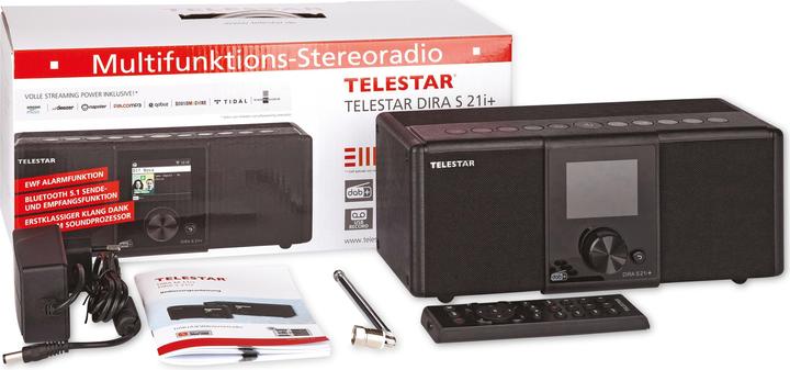 Actual product image Telestar Dira S 21i + (DAB+, FM, Web radio, Wi-Fi, Bluetooth)