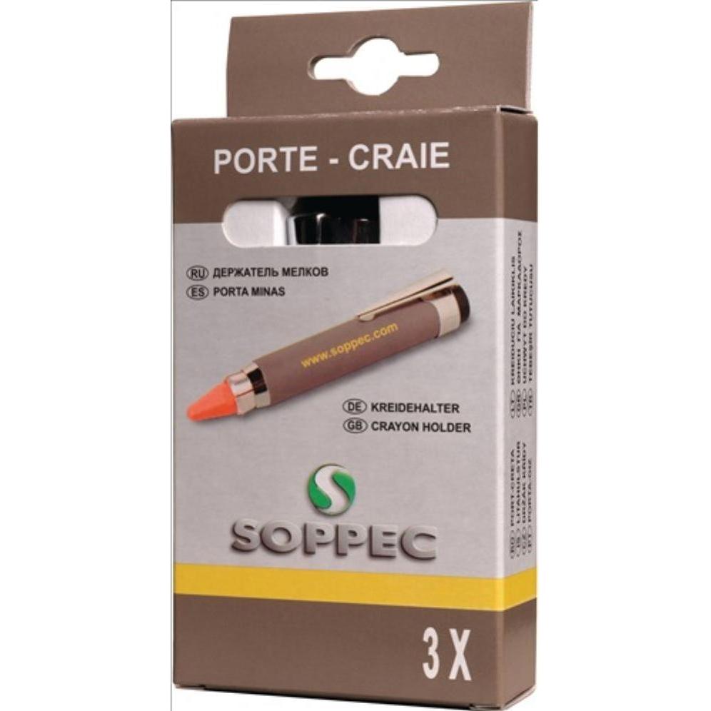 Soppec, Zubehör Präsentieren, Kreidehalter für Kreiden rund/eckig Länge 120 mm