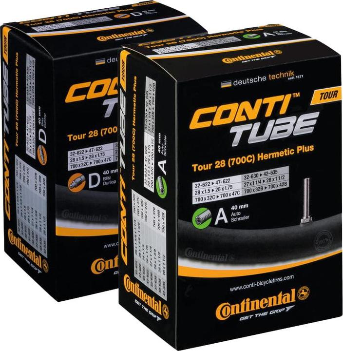 Actual product image Continental Tour 28 Hermetic Plus (Schrader (AV), 28", 40 mm)