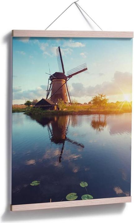 Produktbild Trenddeko Holländische Windmühle (120 x 150 cm)