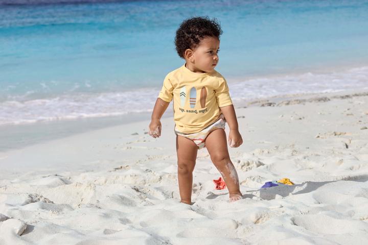 Produktbild Lässig Baby-Bademode Bade-Shirt LSF Short Sleeve Rashguard - Surfboards (80)