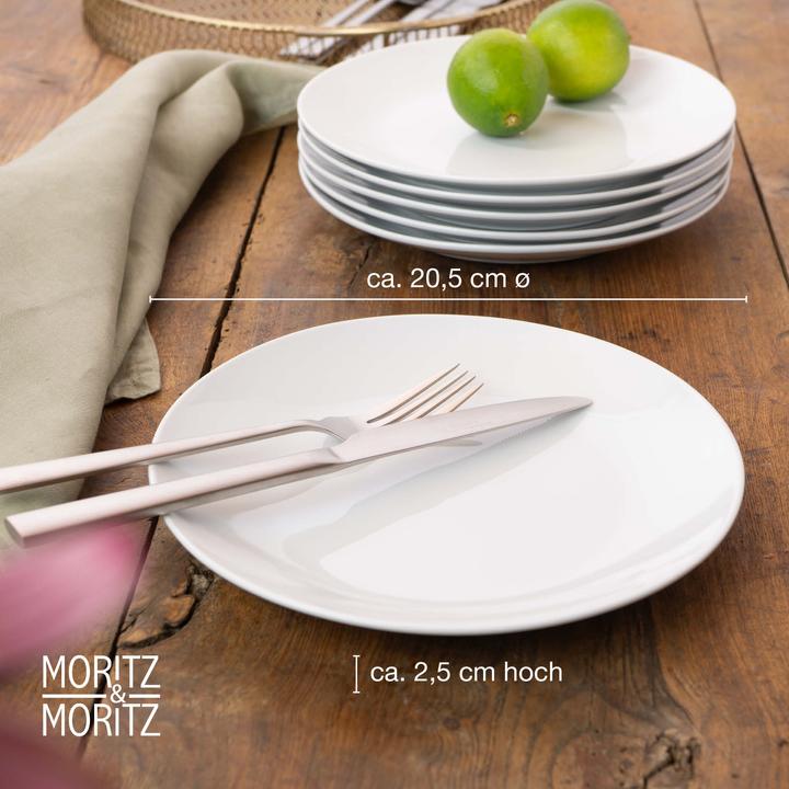 Produktbild Moritz & Moritz BASIC Dessertteller Set 6 - teilig (6x, 20.50 cm)