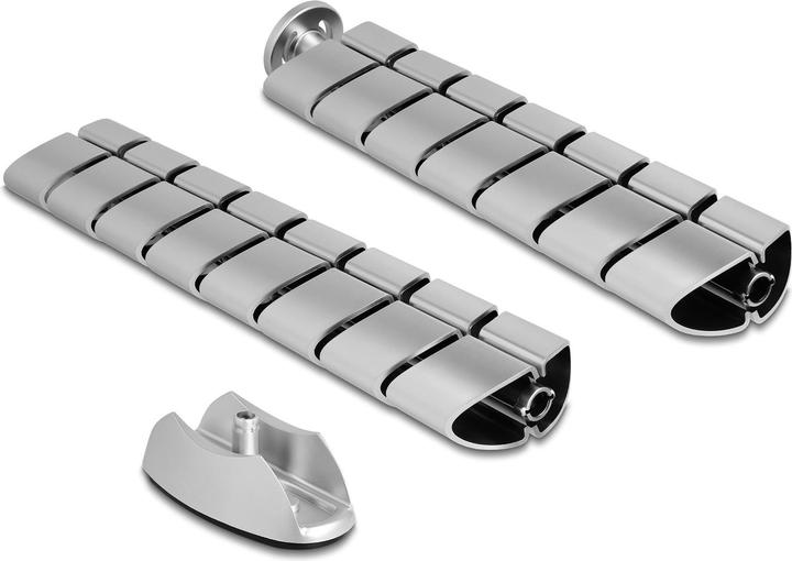 Delock Cable duct height adjustable 0.74 m x 75 mm Silver (Duct, 74 cm)