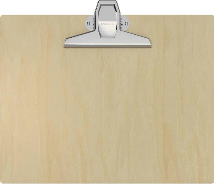 Maul Klemmbrett MAULtilia 2394670 DIN A4 quer braun Holzhartfaser
