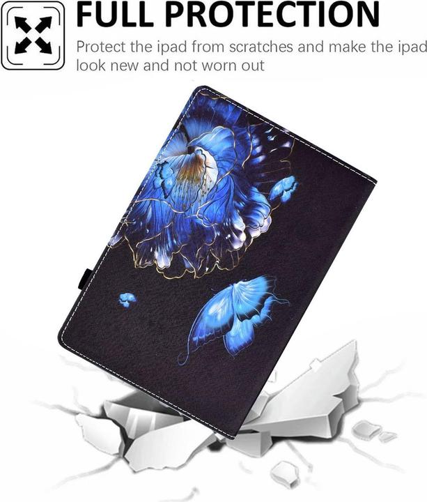 Produktbild König Design Schutz Tablet Hülle für Samsung Galaxy Tab S8 Case Cover Tasche Bumper Wallet (Galaxy Tab S8)