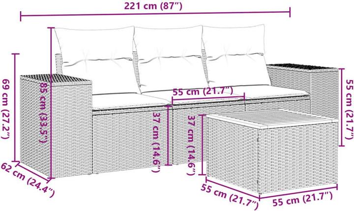 Produktbild vidaXL Deacon