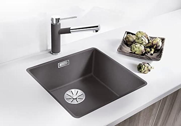 Actual product image Blanco SUBLINE 400-F (Fitted sink, 42.70 cm, 42.70 cm)