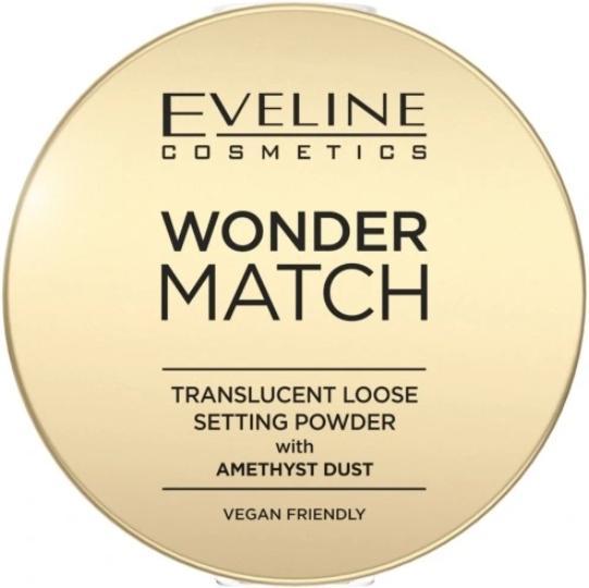 Actual product image Eveline Cosmetics Wonder Match Fixing Powder with Amethyst Pollen, 6G (Amethyst Dust)