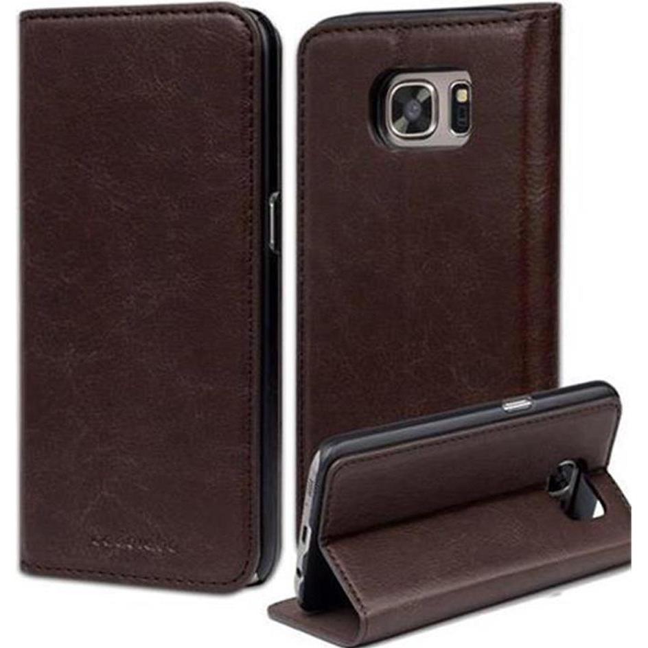 Cadorabo Hülle case cover für Samsung Galaxy S7 (Samsung Galaxy S7), Smartphone Hülle, Braun