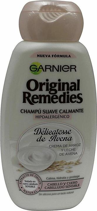 Actual product image Garnier Original Remedies Delicatesse de Avena Shampoo 250ml (Liquid shampoo, 250 ml)