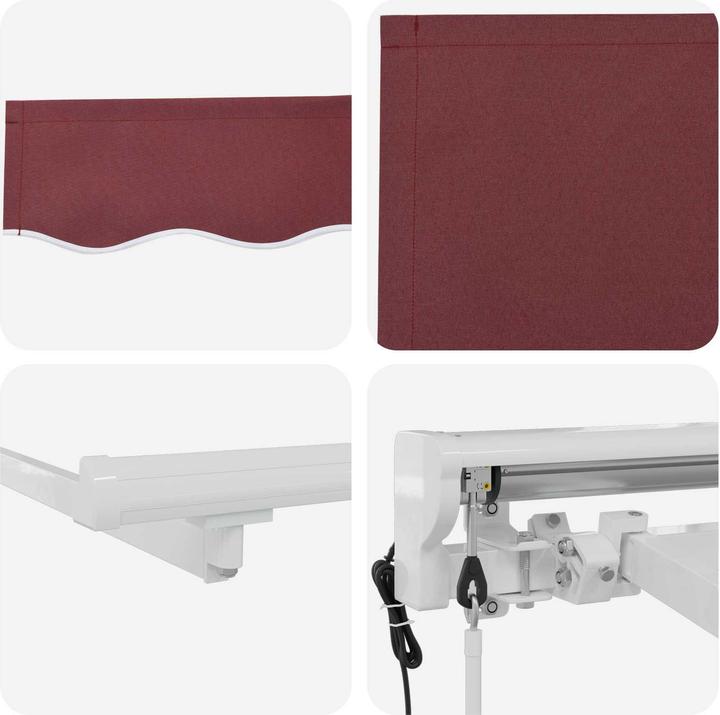 Actual product image vidaXL Elektrische ausziehbare Markise (2 m)
