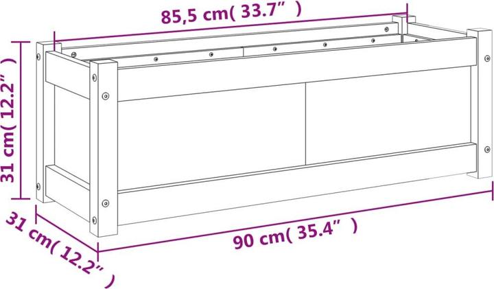 Produktbild vidaXL Pflanzkübel