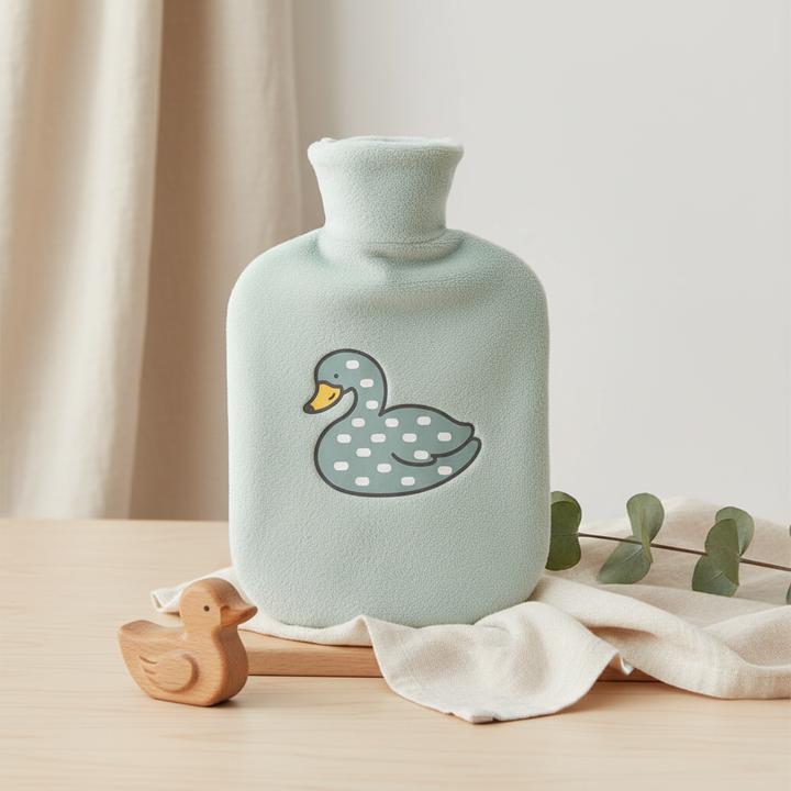 Produktbild Zewi Gummibettflasche mit Frotteeüberzug (0.80 l, Bettflasche mit Bezug)