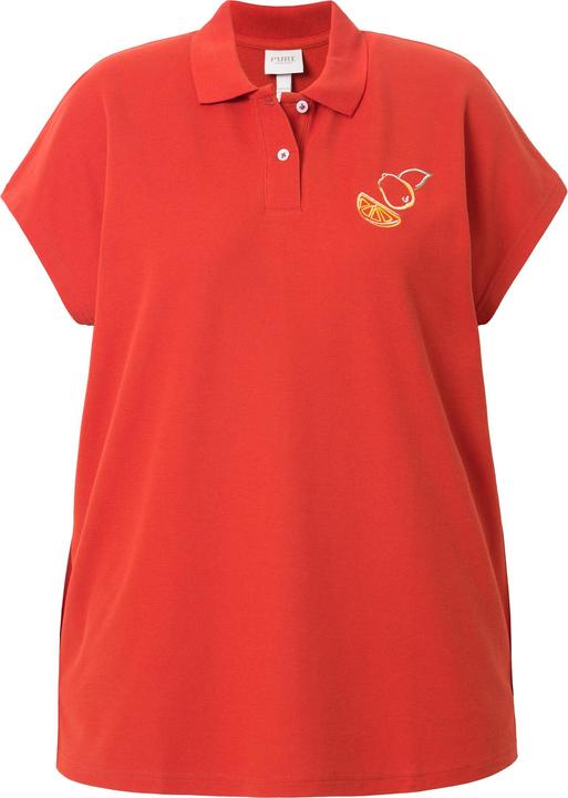 Produktbild Ulla Popken Poloshirt, Stickerei, Polokragen, Halbarm (58)