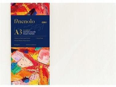 Produktbild Deli A3 Aquarellpapier 16 Stück weiss (A3)