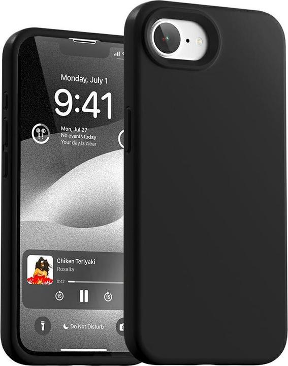 Etui Silicone do iPhone 16e czarny (Apple iPhone 16e)