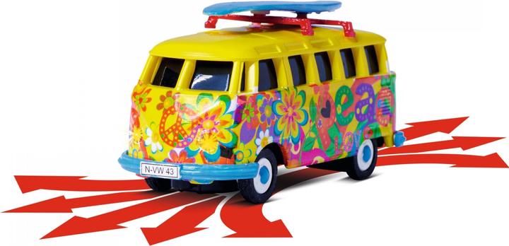 Produktbild Carson Modellsport 1:87 VW T1 Bus Flower Power 100% RTR 1:87 RC Einsteiger Mo (RTR Ready-to-Run)