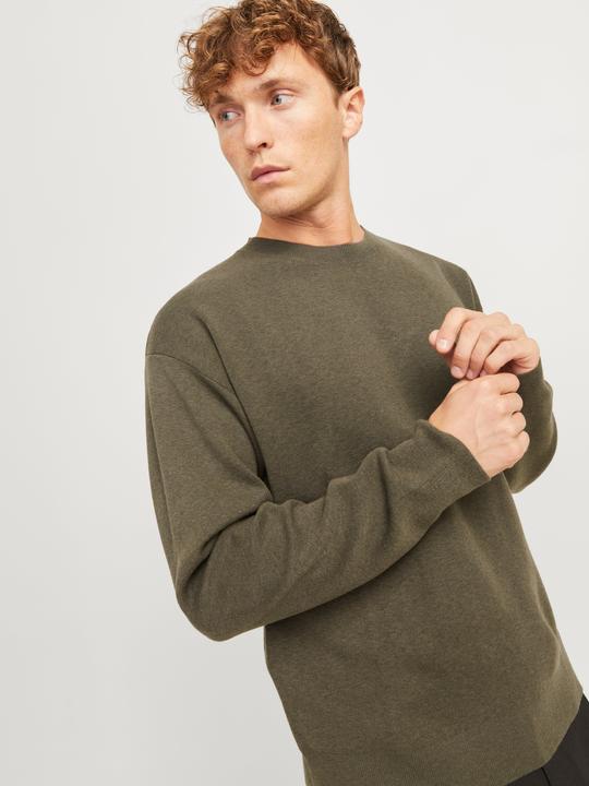 Produktbild Jack & Jones Einfarbig Strickpullover mit Rundhals Strickpullover mit Rundhals (S)