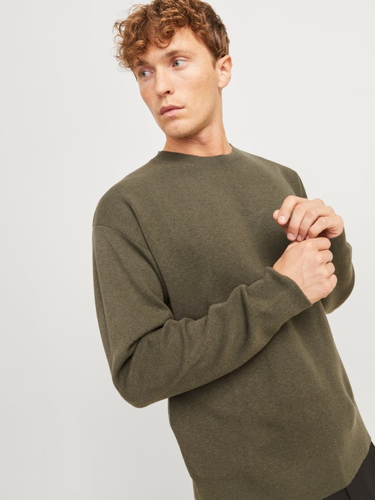 Immagine prodotto Jack & Jones Maglia a tinta unita con collo rotondo Maglia con collo rotondo (S)