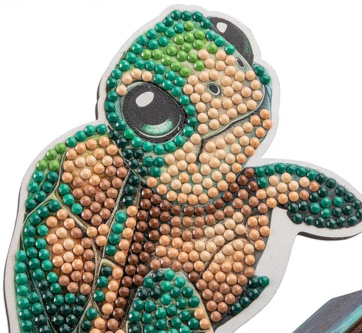 Image du produit Craft Buddy Ozean Schildkröte, Crystal Art Buddy, ca. 11x8cm