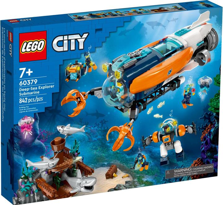Productafbeelding LEGO City End-Of-Live Set Forscher-U-Boot - 60379 NEU! Teile 842x
