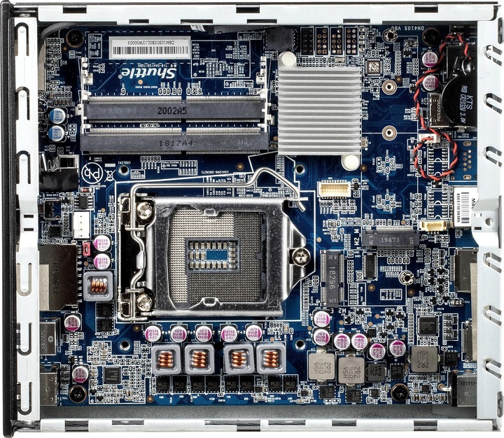 Produktbild Shuttle Barebone XPC slim DH610S Black (Intel Core i3)
