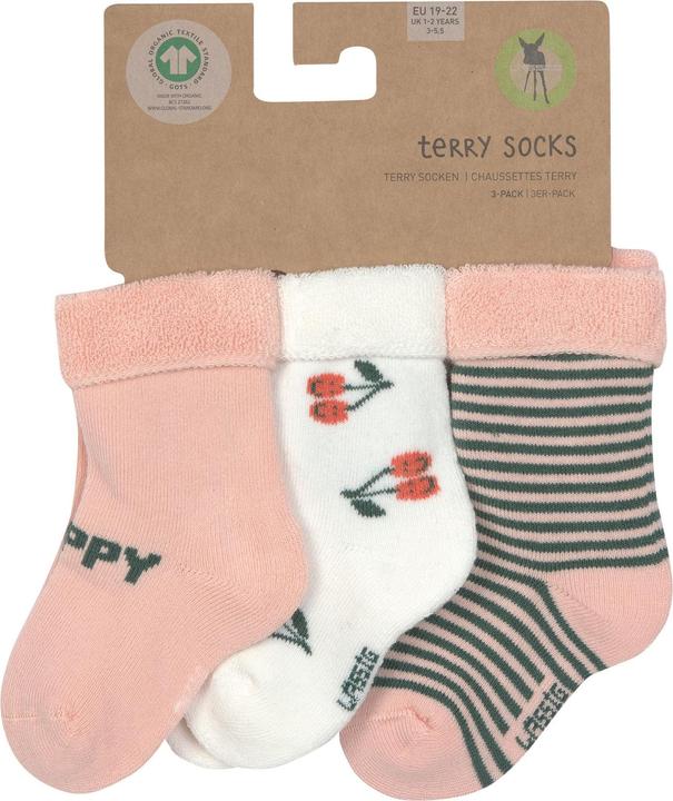 Actual product image Lässig Babysocken Babysocken 3er Pack Terry aus Bio-Baumwolle (pack of 3, 15 - 18)