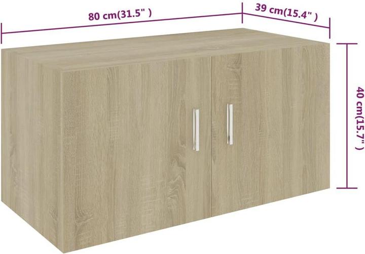 Produktbild vidaXL Wandregal (80 x 39 x 40 cm)