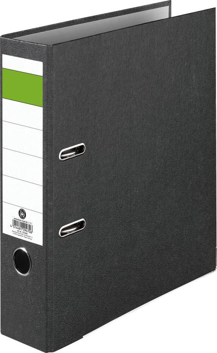 Produktbild Falken Ordner Grüner Balken, A4, Rückenbreite 80 mm, Qualitätsmechanik, Griffloch & geklebtes Rücken... (A4, 80 mm, 20 Stück)