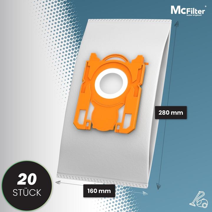 Produktbild Mc Filter 20 Staubsaugerbeutel (20 x)