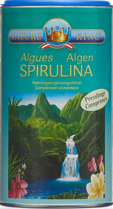 Image du produit Bio King Comprimés de spiruline d'Hawaï (1 pièce(s), Cachets, 294 g)