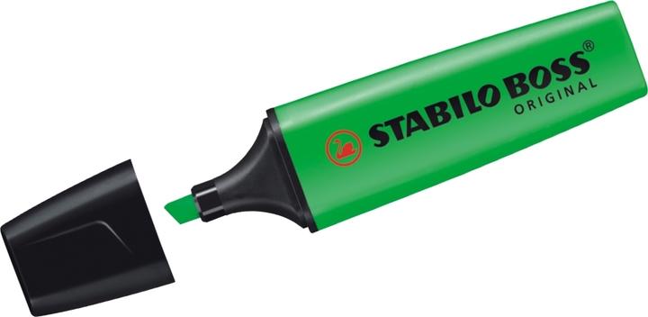 Produktbild STABILO Leuchtmarker grün, 10er Karton (Grün, 5 mm, 10 x)