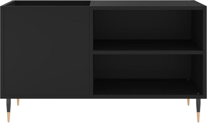 Image du produit vidaXL Plattenschrank Schwarz 85x38x48 cm Holzwerkstoff, Farbe