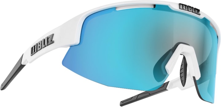 Blanc brillant, Smoke w Blue Multi