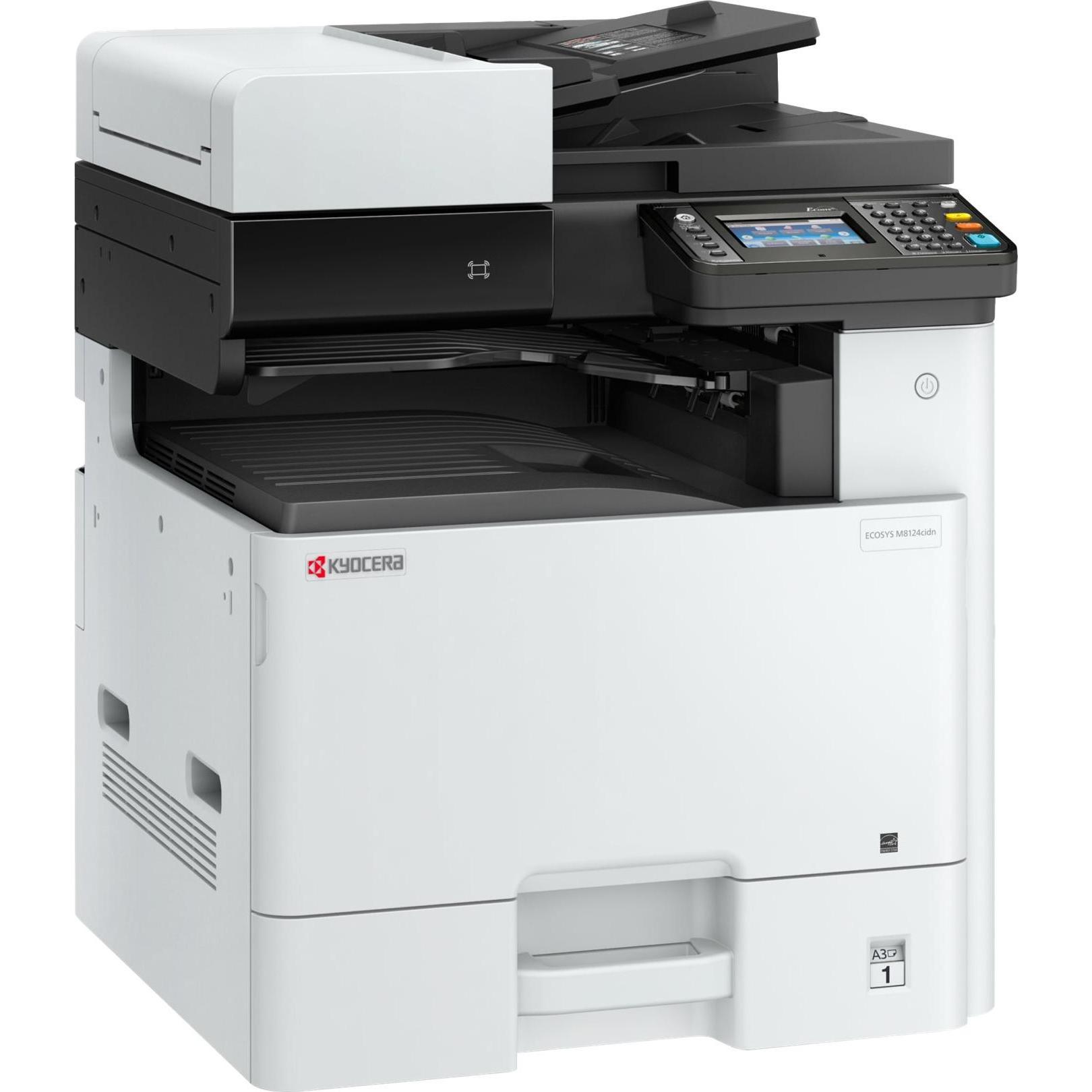 Thumbnail - Kyocera ECOSYS M8124CIDN/PLUS (Laser, Farbe), Drucker, Schwarz, Weiss